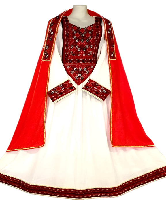 Elegant Embroidery Work Bridal Frock