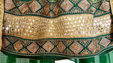 Muslimah Fashion Afghan Dress In Green Color Pashtun Aroosi Clothes