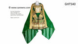 Muslimah Fashion Afghan Dress In Green Color Pashtun Aroosi Clothes