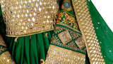 Muslimah Fashion Afghan Dress In Green Color Pashtun Aroosi Clothes