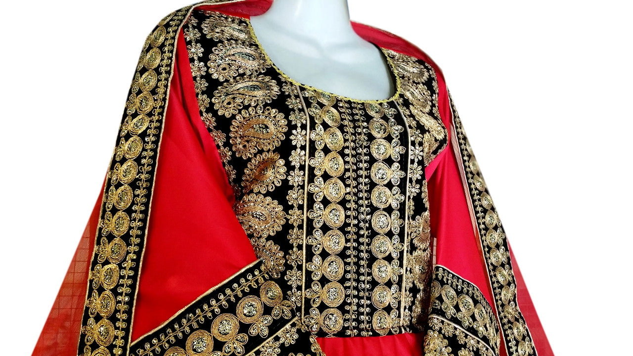 pashtun bridal frock
