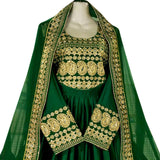 Afghan Hand Embroidered Bridal Dress