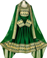 Afghan Hand Embroidered Bridal Dress