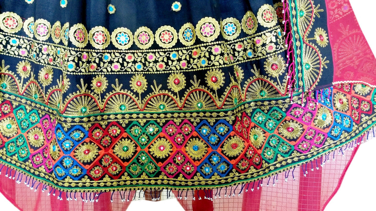 mirrors work afghan clothes for nikah event