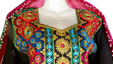 Afghan Satin Fabric Bridal Dress