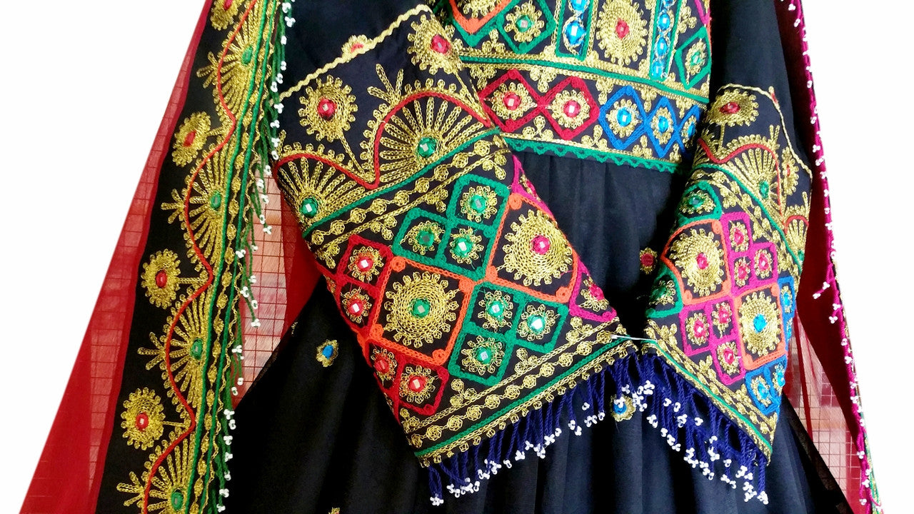 afghan clothes new style with embroidery work