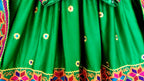 satin fabric casual dress from afghanistan