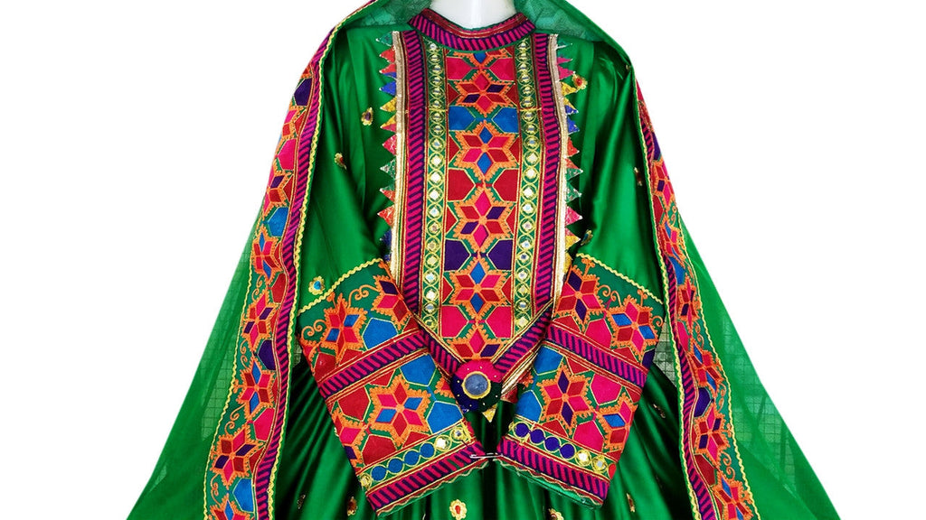 pashtun wedding frock