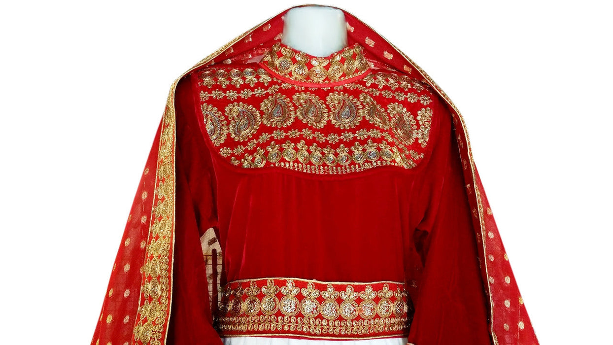 afghan pashtun nikah frock