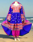 afghan clothes, pashtun bridal frock