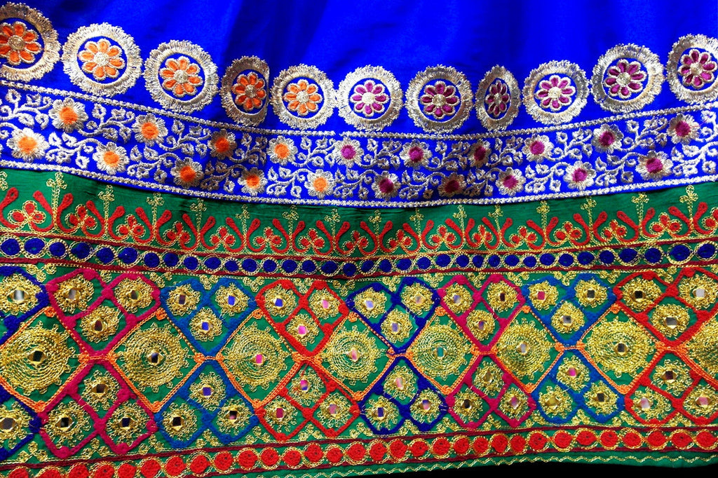 mirrors work afghan nikah frock