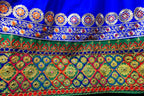 mirrors work afghan nikah frock