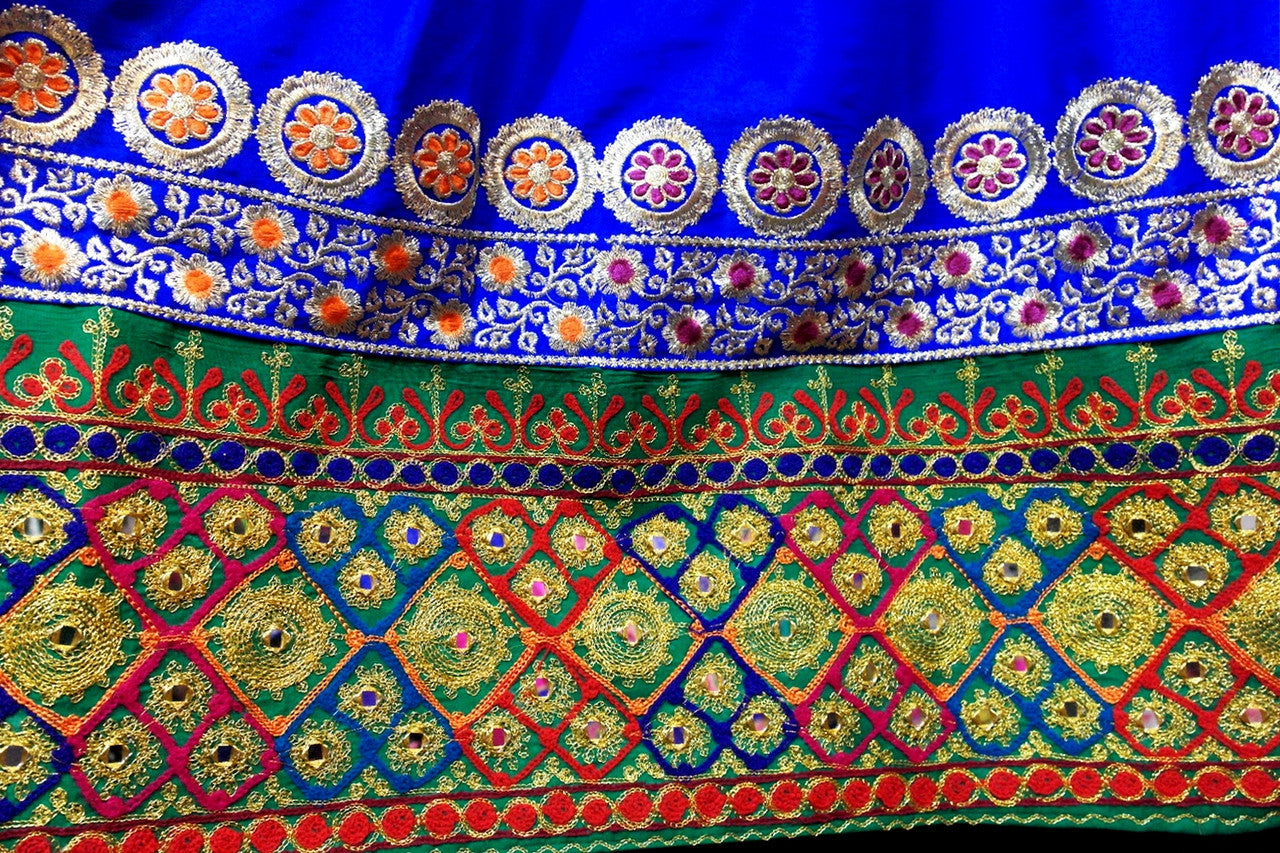 mirrors work afghan nikah frock