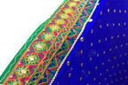 pathani dress in blue fabric