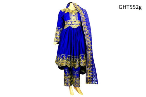 Afghan High-Low Style Bridal Dress