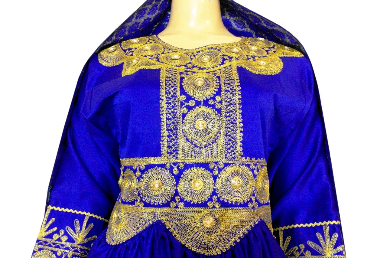 Afghan High-Low Style Bridal Dress