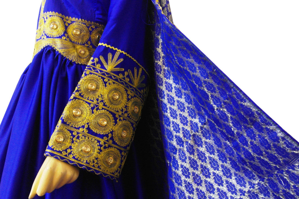 Afghan High-Low Style Bridal Dress