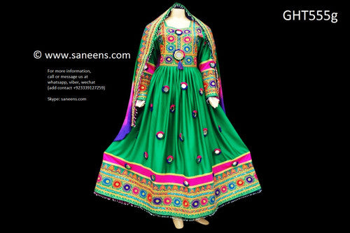 Afghan Long Gown Bridal Dress
