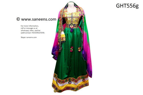 Afghan Zardozi Dress