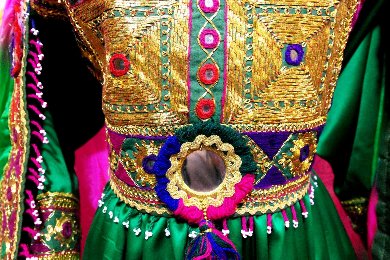 persian kangalgari engagement dress