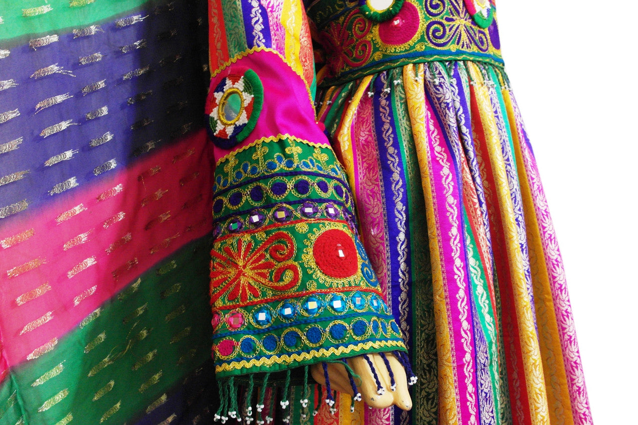 afghan fashion long gown