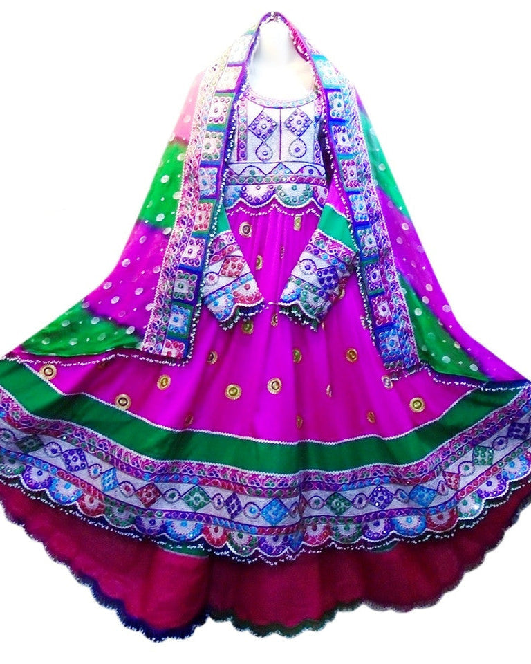 Afghan Fashion Embroidered Dress