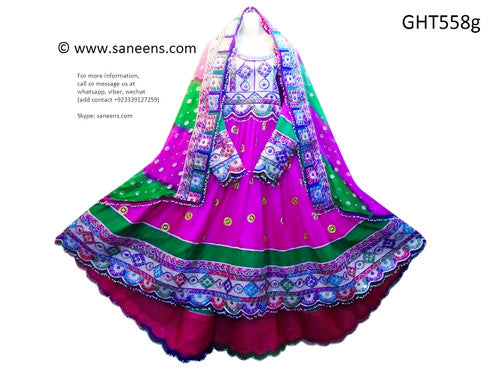 Afghan Fashion Embroidered Dress