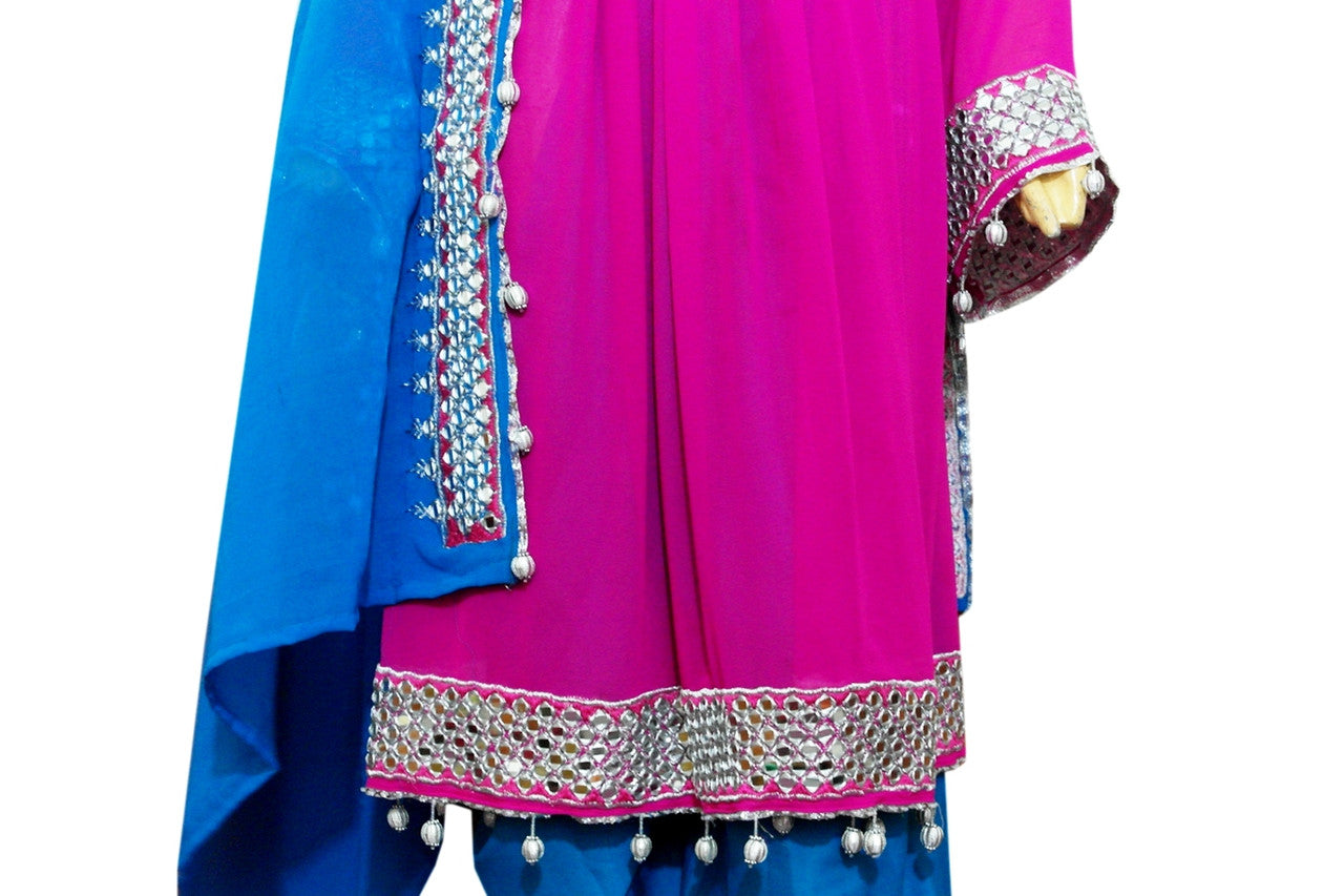 afghan bridal apparel, traditional pashtun girls costume