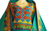 Latest Fashion Afghan Bridal Dress Tribal Fusion Nikah Frock Pashtun Mehndi Suit
