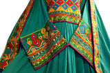 Latest Fashion Afghan Bridal Dress Tribal Fusion Nikah Frock Pashtun Mehndi Suit