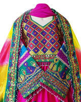 Afghan Bridle Hand Embroidered Dress