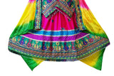 Afghan Bridle Hand Embroidered Dress