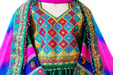 Exquisite Kuchi Wedding Dress Afghan Nikah Frock - 3 Piece Ladies Suit