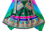 Exquisite Kuchi Wedding Dress Afghan Nikah Frock - 3 Piece Ladies Suit