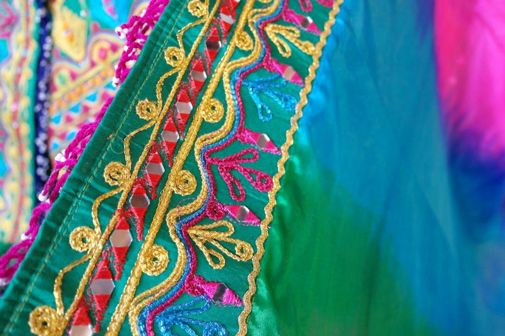 Traditional Colorful Veils