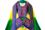Latest Afghan Fashion Bridal Dress Pashtun Ladies Frock Tribal Fusion Nikah Attire