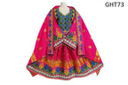 Exquisite Afghan Bridal Dress - Gypsy Fusion Wedding Attire with Tribal Art Embellishments