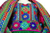 Traditional Afghan Gypsy Wedding Dress for Women - Long Frock Design