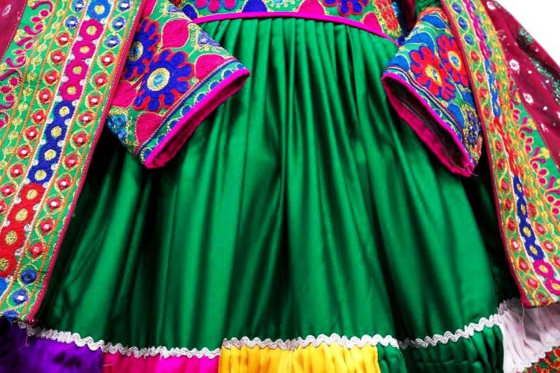 Afghan Floor length Dress