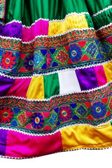 Traditional Afghan Gypsy Wedding Dress for Women - Long Frock Design
