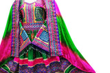 Afghan Bridle Hand Embroidered Frock