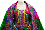 Afghan Bridle Hand Embroidered Frock