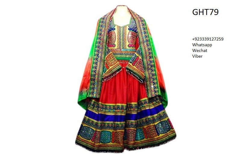 Traditional Afghan Bridal Clothing Kuchi Fashion Handmade Long Frock Online