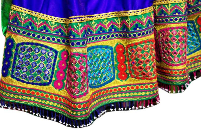 Afghanistan Wide skirt for Attan Dress