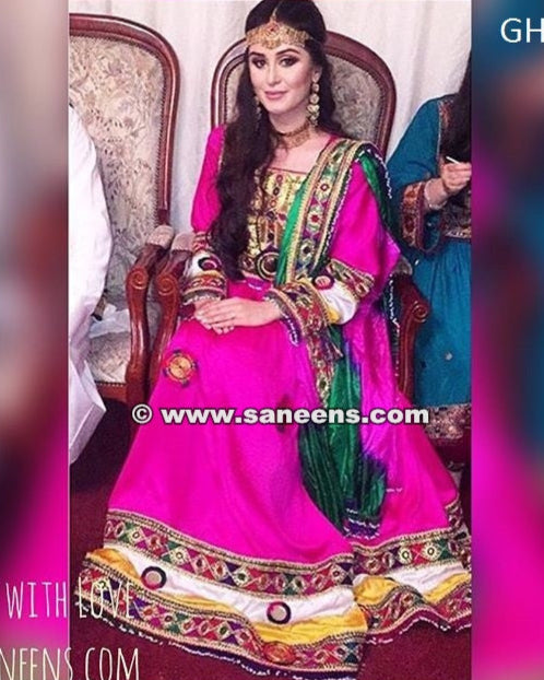 Afghan Hand Embroidered Frock