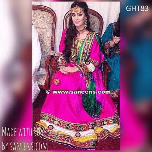 Afghan Hand Embroidered Frock