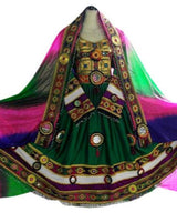 Hand Embroidered Afghan Bridal Dress