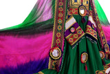 Hand Embroidered Afghan Bridal Dress