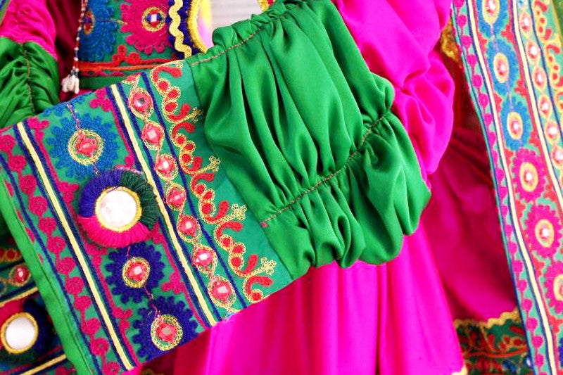 hand embroidered afghan costume