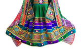 Afghan Fashion Dress With Mirrors Embroidery
